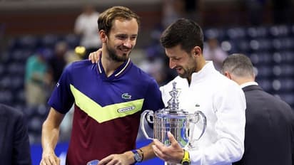 US Open 2023: Medvedev's question to oldest Grand Slam champion Djokovic leaves crowd in splits - WATCH