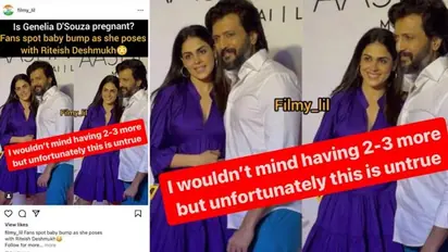 Is Genelia Deshmukh pregnant? Here's what Riteish Deshmukh has to say