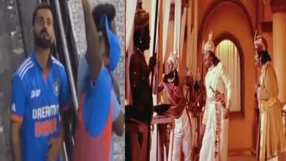 IND vs PAK: அங்கு என்ன தெரிகிறது? வடிவேலு பட ஸ்டைலில் வானத்தில் எதையோ தேடும் விராட் கோலி, சூர்யகுமார் யாதவ்!