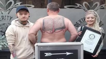 അച്ഛൻ മകളുടെ പേര് സ്വന്തം ദേഹത്ത് പച്ചകുത്തിയത് 667 തവണ!