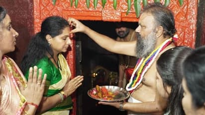 కొండగట్టు అంజన్న సేవలో ఎమ్మెల్సీ కవిత.. ఆలయంలో ప్రత్యేక పూజలు..