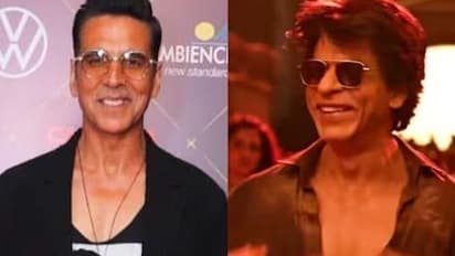 An old clip of Akshay Kumar calling Shah Rukh Khan on fan's request goes VIRAL - WATCH