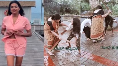 ಸೋನುಗೌಡನಿಂದ ಪ್ರೇರಿತರಾದ ಸ್ಕೂಲ್ ಗರ್ಲ್ಸ್‌:  ಬೆನ್ನು ಹುಡಿ ಹಾರಿಸಿದ ಅಮ್ಮ: ವೈರಲ್ ವೀಡಿಯೋ 