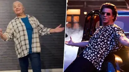 Shah Rukh Khan's heartwarming reaction to a 65-year-old woman dancing to Chaleya wins hearts of fans