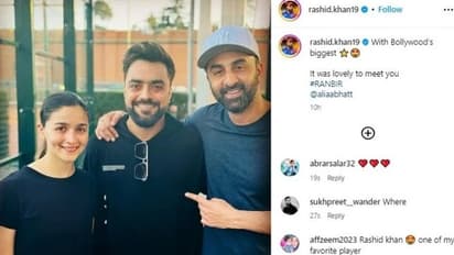 ఆప్ఘనిస్థాన్ స్టార్ క్రికెటర్ తో రణబీర్ కపూర్, ఆలియా భట్ భేటీ, కారణమేంటంటే..?