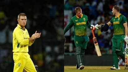 നിലംതൊടാതെ പറത്തി ക്ലാസനും മില്ലറും,10 ഓവറിൽ 'സെഞ്ചുറി' അടിച്ച് സാംപ; ബാറ്റിംഗ് കൊടുങ്കാറ്റിൽ ആടിയുലഞ്ഞ് ഓസീസ്