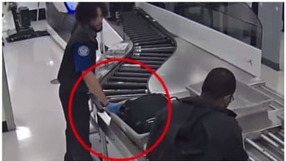 യാത്രക്കാരുടെ ലഗേജില് നിന്നും പണം മോഷ്ടിക്കുന്ന എയർപോർട്ട് സുരക്ഷാ ഉദ്യോഗസ്ഥന്റെ സിസിടിവി ദൃശ്യം വൈറല് !