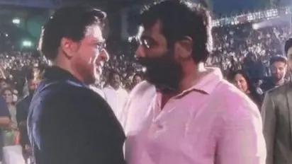 'I Love You': Shah Rukh Khan's bromance with Jawan co-star Vijay Sethupathi wins hearts