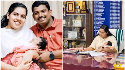 മേയര് അമ്മ തിരക്കിലാണ്! ഒരു ശല്യവുമുണ്ടാക്കാതെ, കരയാതെ ദുവ കൈകളില് തന്നെ; ഹൃദയം തൊട്ട് ചിത്രം