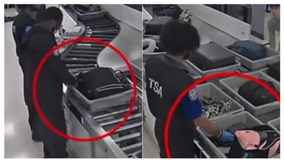 ആരെ വിശ്വസിക്കും! എയര്പോർട്ടിലെ ചെക്പോയിന്റിൽ യാത്രക്കാരുടെ ബാഗിൽനിന്ന് പണം മോഷ്ടിക്കുന്ന ജീവനക്കാർ -വീഡിയോ