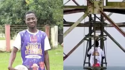 നിങ്ങൾ ഉയരം പേടിയുള്ള ആളാണോ? എന്നാൽ, ഈ വീഡിയോ നിങ്ങൾക്ക് കാണാനുള്ളതല്ല