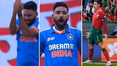 Asia Cup 2023 Final, IND vs SL: On-fire Siraj's Siuuu celebration goes viral; Ronaldo fans applaud - WATCH