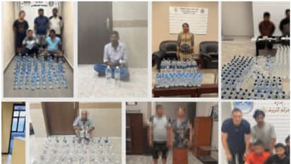 പ്രാദേശികമായി നിര്മ്മിച്ച 540 കുപ്പി മദ്യവുമായി പ്രവാസികള് പിടിയില്