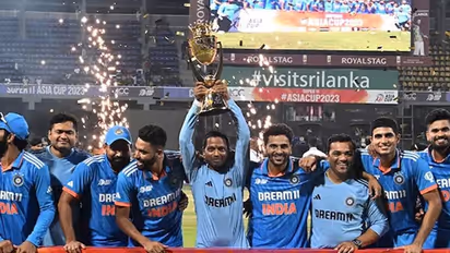 India's Asia Cup 2023 winning moment: The man who lifted the trophy on podium revealed