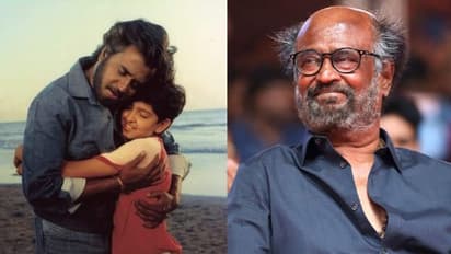 രജനി ആശ്ലേഷിക്കുന്ന ഈ കുട്ടിത്താരം ആര്? സിനിമ ഏത്? വൈറല്‍ ആയി ചിത്രം