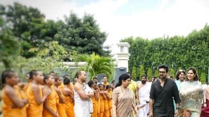 चिरंजीवी के घर हुई गणेश जी की स्थापना, नन्हीं  क्लिन कारा के लिए पापा रामचरण ने लिखा खास मैसेज