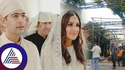 ನಟಿ ಪರಿಣಿತಿ- ಸಂಸದ ರಾಘವ್ ಮದ್ವೆಯ ಗ್ರ್ಯಾಂಡ್ ಸೆಲೆಬ್ರೇಷನ್ ಶುರು: ವಿಡಿಯೋ ವೈರಲ್