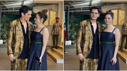 கேமரா முன்பு ஒன்றாக போஸ் கொடுத்த தமன்னா - விஜய் வர்மா.. அண்ணா - அண்ணி என அழைத்த போட்டோகிராபர்கள்..