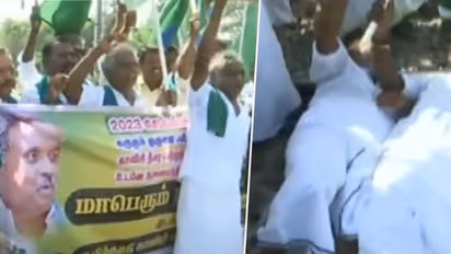 டெல்டா மாவட்டங்களில் கருகும் நெற் பயிர்கள்; விவசாயிகளின் ரயில் மறியல் போராட்டத்தால் திருவாரூரில் பரபரப்பு