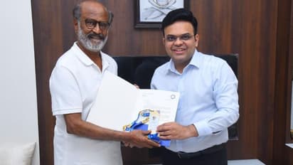 World Cup 2023: அமிதாப் பச்சன், சச்சினைத் தொடர்ந்து ரஜினிகாந்திற்கு கோல்டன் டிக்கெட் வழங்கிய ஜெய் ஷா!