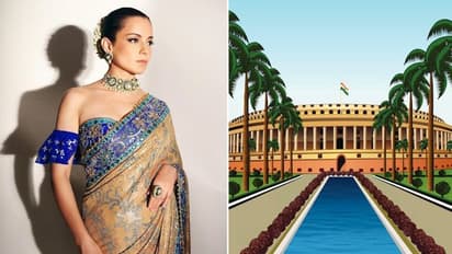 Women's Reservation Bill 2023: Kangana Ranaut attends parliament as a special invitee