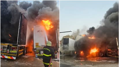 ഒമാനിലെ വ്യവസായ മേഖലയിൽ തീപിടിത്തം