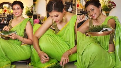 ట్రెడిషనల్ వేర్ లో హంసా నందిని మైమరపించేలా హొయలు.. ఫెస్టివల్ వైబ్స్, క్రేజీ పిక్స్ వైరల్ 