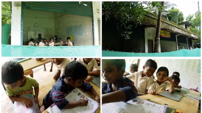 ശോച്യാവസ്ഥയിൽ എൽപി സ്കൂൾ: തകർന്നിട്ട് 4 വർഷം, വാടകക്കെട്ടിടത്തിൽ തിങ്ങിഞെരുങ്ങി പഠിക്കുന്നത് 32 കുട്ടികൾ 