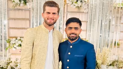 Amid rumours of strained relation, Babar Azam gives Shaheen Afridi big hug at Pakistan pacer's wedding