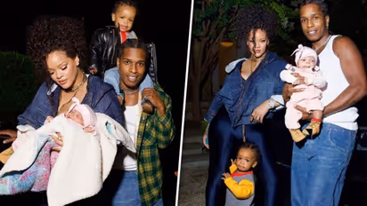 Rihanna and A$AP Rocky finally drop first-ever photos of their newborn son Riot Rose