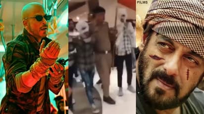 'ജവാന്‍' ഗെറ്റപ്പിലെത്തി സല്‍മാന്‍ ഖാന്‍റെ ടൈഗര്‍ 3 പോസ്റ്റര്‍ കീറി ഷാരൂഖ് ആരാധകര്‍; പോര്, ഒടുവില്‍ പൊലീസെത്തി