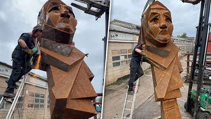 UK's 16-feet 'Strength of Hijab' statue: Sculptor Luke Perry talks about its importance ahead of unveiling