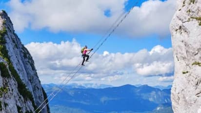 'സ്വർഗ്ഗത്തിലേക്കുള്ള ഗോവണി' കയറുന്നതിനിടെ താഴേക്ക്, യുവാവിന് ദാരുണാന്ത്യം