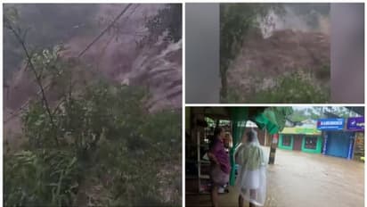 പാലക്കയത്ത് ഉരുൾപൊട്ടി, കാഞ്ഞിരപ്പുഴ ഡാമിൽ ജലനിരപ്പ് കുത്തനെ ഉയരുന്നു; കടകളിലും വീടുകളിലും വെള്ളം കയറി