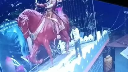 ಉತ್ತರಕನ್ನಡ: ಕುಡಿದ ಮತ್ತಿನಲ್ಲಿ ಶಿವಾಜಿ ಮೂರ್ತಿಗೆ ಹಾನಿ, ಓರ್ವನ ಬಂಧನ