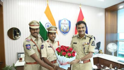 పోలీసుల ప్రీ వెడ్డింగ్ షూట్ వైరల్ : హైదరాబాద్ సీపీని కలిసి క్షమాపణలు చెప్పిన కొత్త జంట 