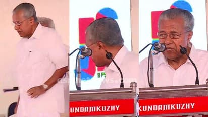 പ്രസംഗത്തിനിടെ അനൗൺസ്മെന്റ്: കുപിതനായി മുഖ്യമന്ത്രി, കാസർകോട് പരിപാടിയിൽ നിന്ന് ഇറങ്ങിപ്പോയി