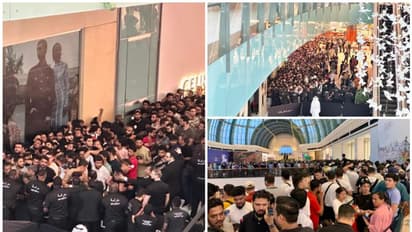 எதுவும் செய்யத் துணிந்த ஐபோன் பிரியர்கள்! மும்பை ஆப்பிள் ஸ்டோரில் மணிக்கணக்கில் அலைமோதிய கூட்டம்!