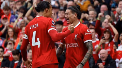 Premier League 2023/24: Liverpool prevails in a hard-fought battle; beats West Ham United 3-1 in Anfield