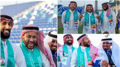 പരമ്പരാഗത സൗദി വേഷത്തില് നൃത്തം ചെയ്ത് നെയ്മര്, വൈറലായി വീഡിയോ