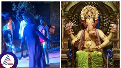 ಗಣಪತಿ ಉತ್ಸವದ ಮೆರವಣಿಗೆ ವೇಳೆ ಬುರ್ಖಾ ಧರಿಸಿ ಕುಣಿದ ಯುವಕನ ಸೆರೆ