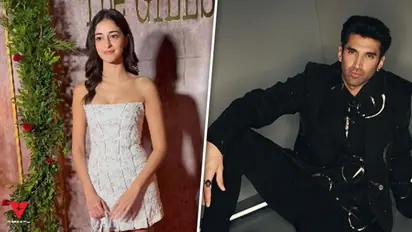 Aditya Roy Kapur, Ananya Panday fuel dating rumours at Aman Gill's wedding reception; [WATCH]
