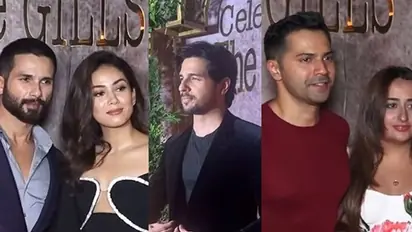 Varun Dhawan, Shahid Kapoor, and Sidharth Malhotra ramp up style game at producer Aman Gill's wedding