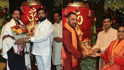 సీఎం ఇంట్లో షారుఖ్ , సల్మాన్.. గణపతి పూజలో బాలీవుడ్ స్టార్ హీరోలు, వైరల్ అవుతున్న పిక్స్..