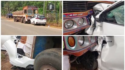 ലോറിയും കാറും കൂട്ടിയിടിച്ചു; 4 വയസ്സുകാരി ഉൾപ്പെടെ 6 പേർക്ക് പരിക്ക്; അപകടം പാലാ പൊന്‍കുന്നം റൂട്ടില്‍ 