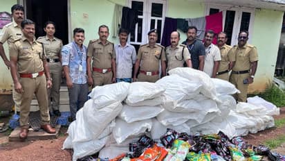 കൊല്ലത്തെ വീട്ടിൽ പിടികൂടിയത് ഒന്നും രണ്ടുമല്ല, 40 ചാക്കിൽ 880 കിലോ!, പത്ത് ലക്ഷത്തിന്റെ പുകയില ഉൽപ്പന്നങ്ങൾ