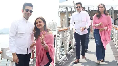 Parineeti-Raghav's first official photo while leaving Udaipur as newlyweds wins hearts of fans