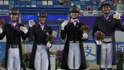 Equestrian: 41 ஆண்டுகளுக்கு பிறகு குதிரையேற்றத்தில் இந்தியாவுக்கு கிடைத்த முதல் தங்கம்!