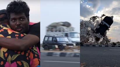 പറക്കും സ്കോര്‍പിയോ; 'ജവാനി'ലെ അപകടകരമായ ആ രംഗം ചിത്രീകരിച്ചത് ഇങ്ങനെ: വീഡിയോ