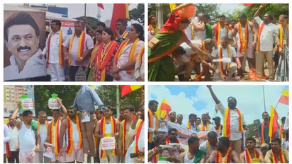 Unprecedented outrage over Cauvery water, 1 lakh letters written in blood to be sent to PM Modi